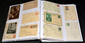 France WWI + WWII Deutsches Reich  Postcard Stamp Collection +300