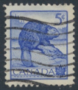 Canada  SC# 336   SG 473 Used Beaver Wildlife see details & scans