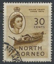 North Borneo  SG 381  SC# 270  Used   see scan  