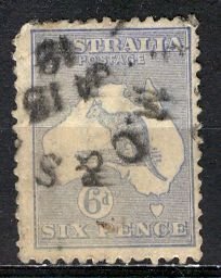 Australia; 1913: Sc. # 8: Die II Used Single Stamp