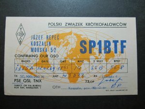 5558 Amateur Radio QSL Card Koszalin Poland-