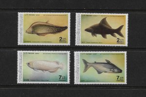 FISH - THAILAND #1165-8  MNH