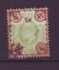 J19299 Jlstamps 1902 great britain used #133 king