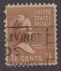 United States 805 Martha Washington 1938