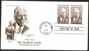 USA 1994 Mi.Nr. 2434 Psychologist Dr. Allison Davis FDC III