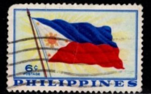 Philippines - #650 Philippine Flag  -  Used