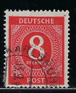 Germany AM Post Scott # 536, used