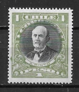 Chile 138 1915-25 1p Man single MH