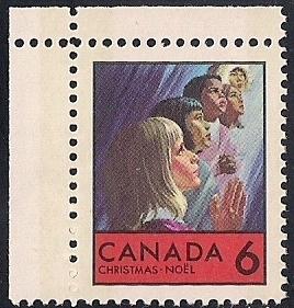 Canada #503P 6 cent Christmas Stamp mint OG NH EGRADED XF 90 XXF