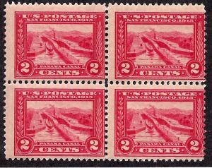 398 Mint,OG,NH... Block of 4... SCV $160.00