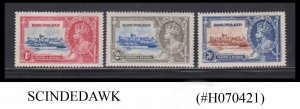 BASUTOLAND - 1935 KGV SILVER JUBILEE SCOTT#11-13 - 3V - MINT HINGED