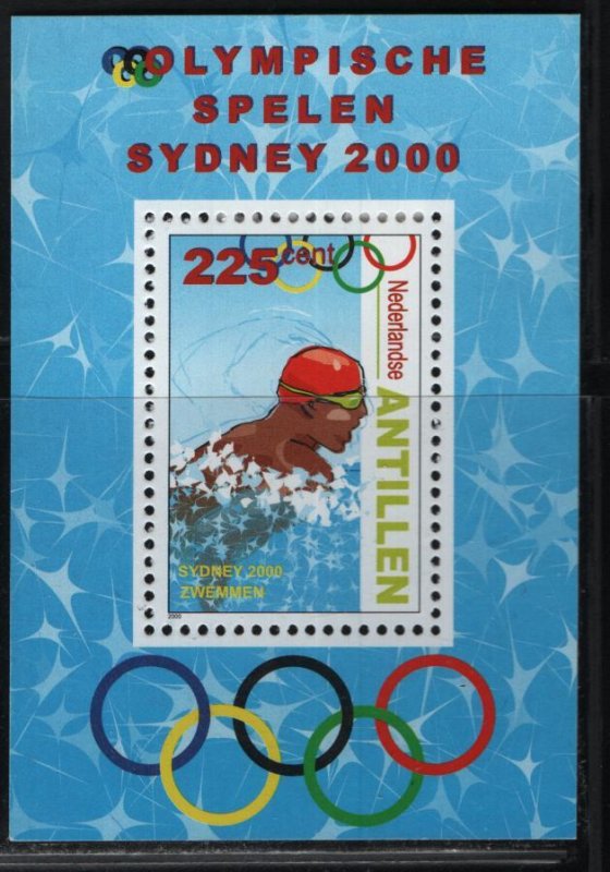 CURACAO, 938, MNH, 2000, 2000 SUMMER OLYMPICS, SOUVENIR SHEET