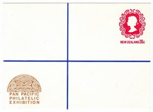 (I.B) New Zealand Cinderella : Pan-Pacific Exhibition Envelope 38c