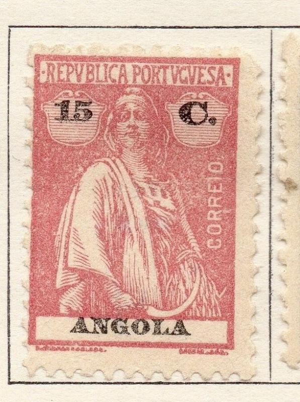 Angola 1922 Early Ceres  Issue Fine Mint Hinged 15c. 139713