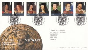 Great Britain 2010 FDC Sc #2767-#2773 Set of 7 Stewarts British Royalty