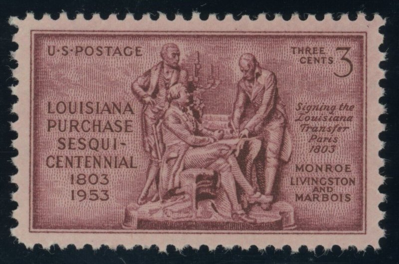 US Stamp #1020 Louisiana Purchase 3c - PSE Cert - SUPERB 98 - MNH - SMQ $55.00