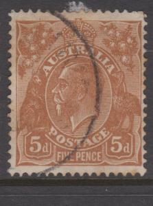 Australia KGV Sc#120 Used