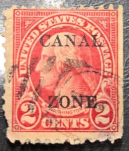 Stamp US Canal Zone George Washington A157 #84 used