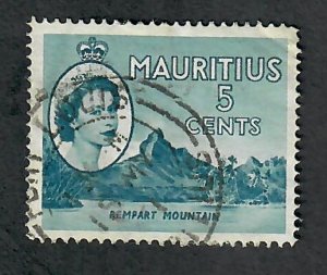 Mauritius #254 used single