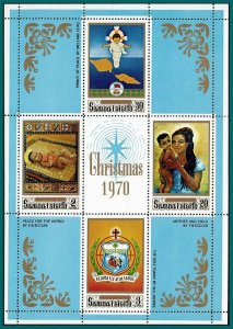 Samoa 1970 Christmas, MS MNH #336a,SGMS357
