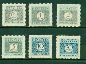 CROATIA J20-25 MH CV $6.00 BIN $3.00