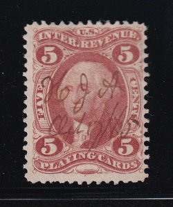 R28c VF used revenue neat cancel with nice color cv $ 40 ! see pic !