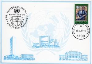 Vienna 1987 UNITED NATIONS Special postmark