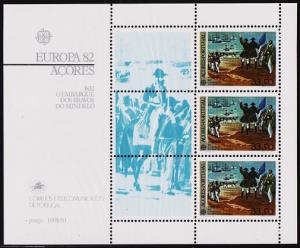 Portugal(Azores). 1982 Miniature Sheet. S.G.MS446 Unmounted Mint