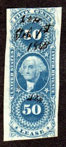 USA  Scott # R57a  used 1st issue Revenue   CV = $ 35.00    Lot 200509