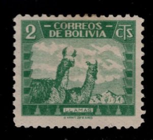 Bolivia  Scott 251 MH* Llamas stamp