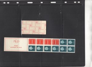 Netherlands #PB8aF (1969 booklet with #345b) VFMNH fluorescent CV €13.65