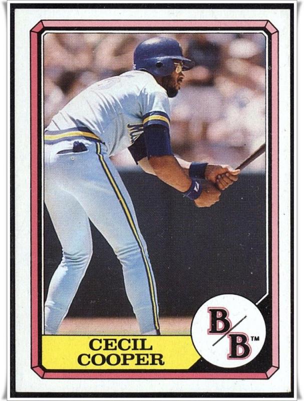 1987 Boardwalk and Baseball #6	Cecil Cooper 