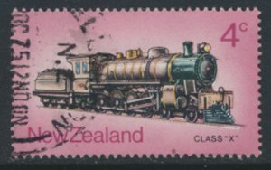 New Zealand SC# 518 SG 1004 Used Steam Locomotive 1973 see details & Scans