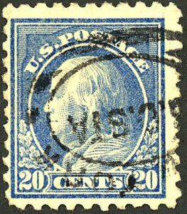 U.S. #438 USED CREASE