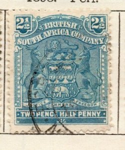 Rhodesia 1898 Early Issue Fine Used 2.5d. NW-11481