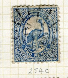 NEW SOUTH WALES; 1888 early classic QV issue fine used Shade of 2d. value