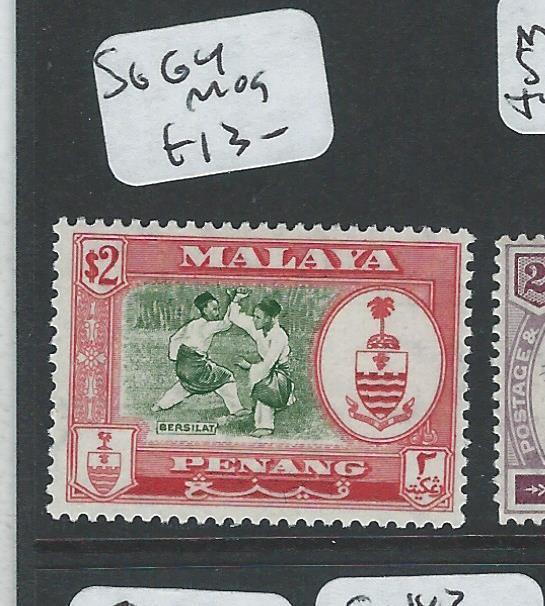 MALAYA PENANG (P1108B) ARMS $2.00  SG64   MOG