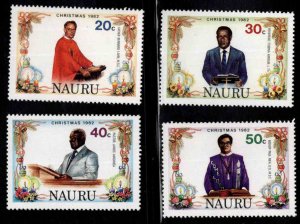 NAURU Scott 260-263  MNH** Christmas set  1982