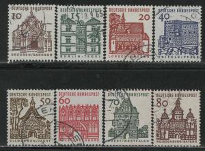 Germany Bund Scott # 903 - 912, used, cpl set