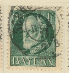 A6P11#47 German States Bavaria 1914-15 60pf used-