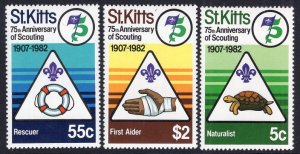 St Kitts 99-101 Boy Scouts MNH VF