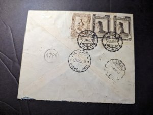 1937 Peru Airmail First Flight Cover FFC Lima to Buenos Aires Argentina