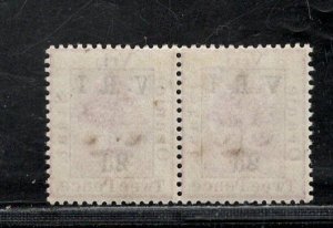 ORANGE RIVER COLONY  SC#46E + 46I PAIR THICK 'V'+NORMAL FVF/LH