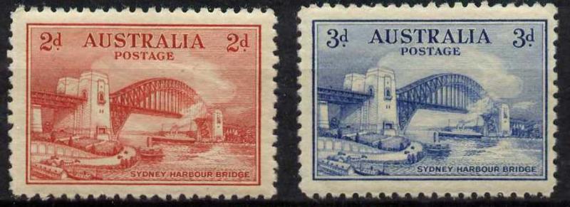 Australia 130-1 MNH Sydney Harbour Bridge, Ships