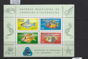 Brazil 1969 Fish SC 1130 MNH (1gwf) 