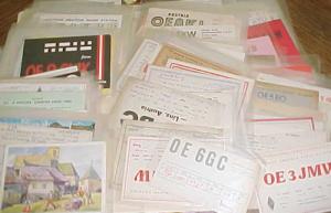 AUSTRIA 80 RADIO CARDS FROM 1940'S MOSTLY DIFF. & 82 RADIO CARDS WIDE VARIETY