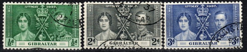 Gibraltar #104-6    F-VF Used  CV $6.45  (X1079)