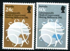 Australia   #814-5       Mint  Never Hinged   