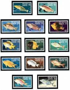 Pitcairn Is 231-43 MNH 1984 Fish          (KA)