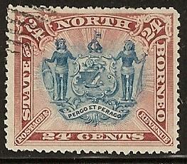 North Borneo  USED  S.C. #  67